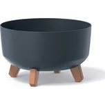 Květináč Prosperplast GRACIA LOW 28,5 cm antracit