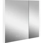 kielle Arkas I Zrcadlová skříňka s LED osvětlením, vyhříváním a USB portem, 80x70x13 cm, bílá 50111810