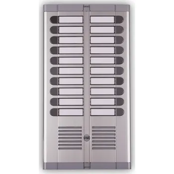 Domovní zvonek URMET DOMUS URMET Panel 925/222 tlačítkový pro hlasovou jednotku, 22 tlačítek, 2 sloupce 925/222