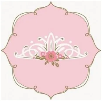 Party dekorace Party papírové tašky Na den princeznou 8 ks