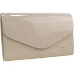 Béžové lakované dámské psaníčko SP102 GROSSO