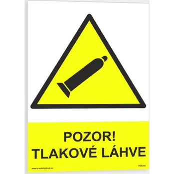 Pozor! Tlakové láhve Plast 210 x 297 mm (A4) tl. 0.5 mm - Kód: 00435