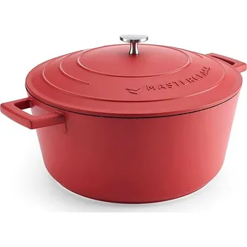 Hrnec MasterClass indukční nepřilnavý hrnec, 28 cm, 5 l, červený