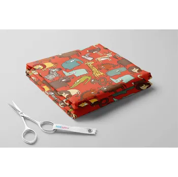 Dámské plavky Lycra exclusive, Wild Africa Barva: Červená