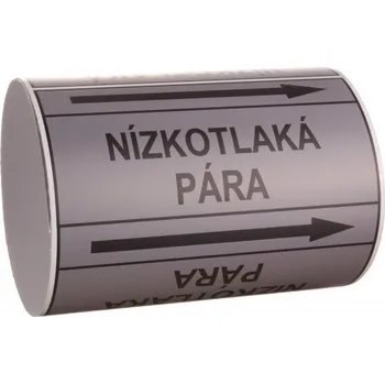 Lepicí páska Páska na značení potrubí Signus M25 - NÍZKOTLAKÁ PÁRA Samolepka 80 x 62 mm, délka 1,5 m, Kód: 26094