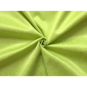 HEDVA ČESKÝ BROKÁT Ospen 160 KRUCÁNKY světle zelená