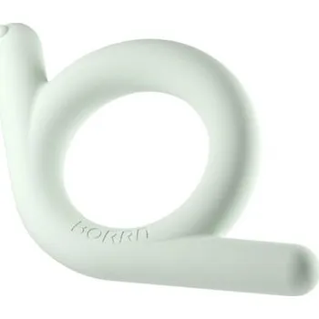 BORRN Silikonové kousátko Slimáček, zelený