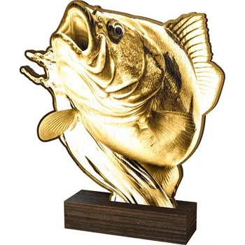 Volný čas Poháry Bauer Dřevěná plaketa WF332 | Rybaření