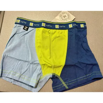 Chlapecké spodní prádlo Chlapecké boxerky Zaffe ZB-006-B Barva: modro-zelená, Velikost: 134/140