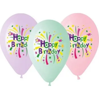 Balonky Happy Birthday 33 cm
