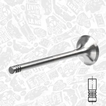 Ventil motoru Výfukový ventil ET ENGINETEAM VE0070