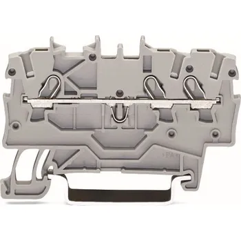 modulární přístroj a rozvaděč WAGO Svorka 2000-1303, 3vodičová průchozí 1 mm², červená 2000-1303