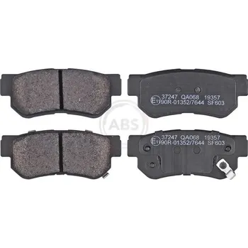 Brzdová destička Sada brzdových destiček, kotoučová brzda A.B.S. 37247