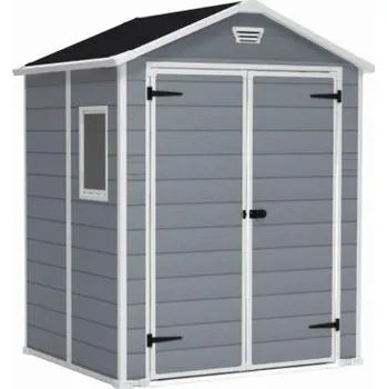 Zahradní domek Zahradní domek Keter MANOR 6 x 5 DD šedý / bílý, s podlahou