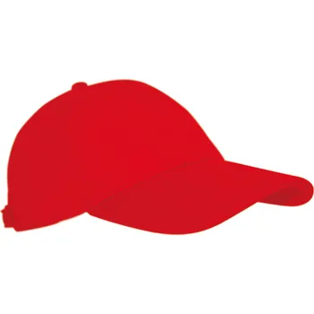 Kšiltovka L-Merch Unisex kšiltovka C616 Red one size