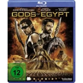 Blu-ray film Gods of Egypt, 1 Blu-ray: Für Hörgeschädigte geeignet. USA/Australien – Alex Proyas,Gerard Butler,Nicolaj Coster-Waldau,Brenton Thwaites,Geoffrey Rush,Elodie Yung,Courtney Eaton (DE)