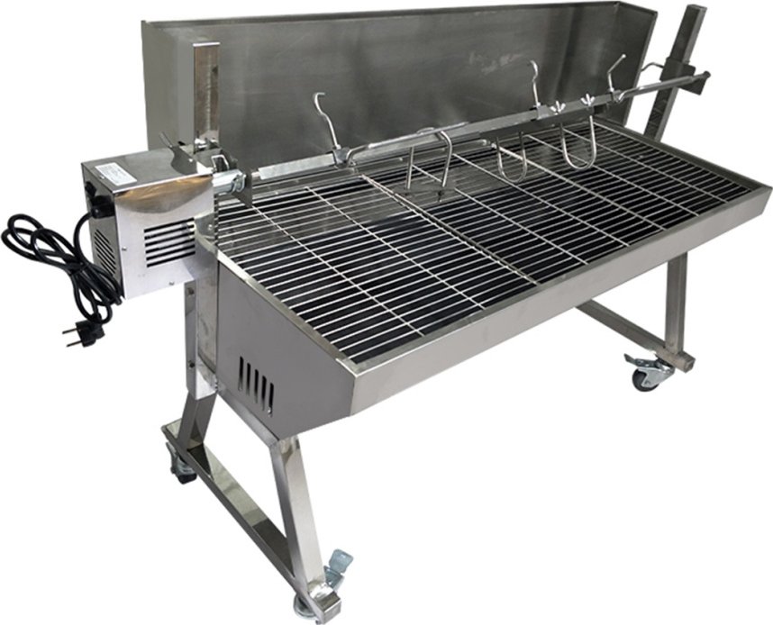 UG Grill Gril na sele na dřevěné uhlí HDL4B vel.L s rotiserií UG Grill