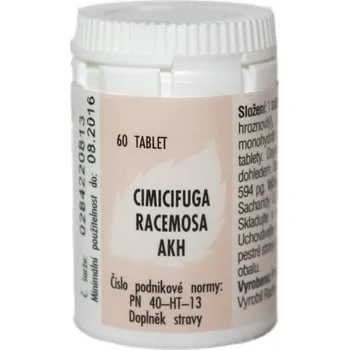 Homeopatikum AKH Cimicifuga racemosa 60 tbl.