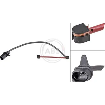 Brzdová destička Výstražný kontakt, opotřebení obložení A.B.S. 39955