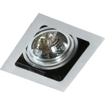 Bodové svítidlo AZzardo SISTO podhledové svítidlo 1x ES111 max. 50W bez zdroje 19cm hranaté IP20, hliníkové