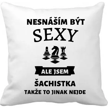 Dekorativní polštářek Fenomeno Polštářek - Sexy šachistka