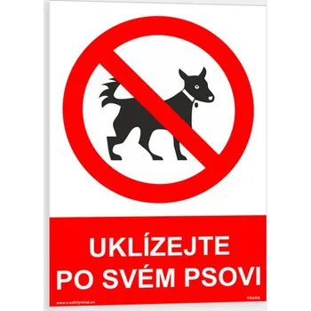 Uklízejte po svém psovi Plast 297 x 420 mm (A3) tl. 0.5 mm - Kód: 07561