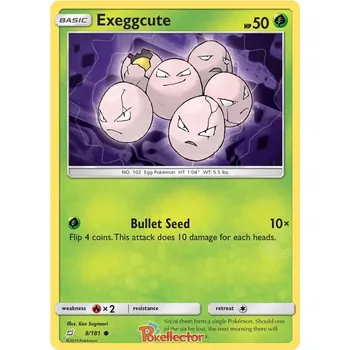 Sběratelská karetní hra Exeggcute 008/181 - Team Up Typ karty: Non-Holo