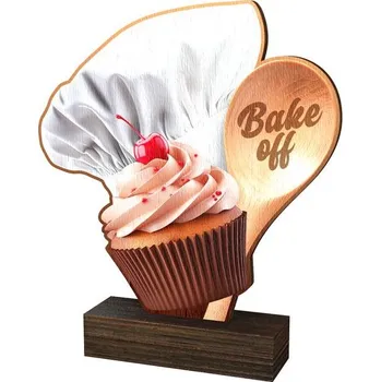 Volný čas Poháry Bauer Dřevěná plaketa WF363 | Kuchyně