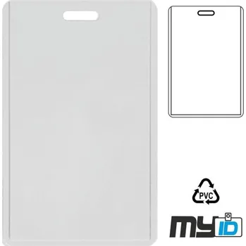 Jmenovka na stůl Visačka (jmenovka) bez klipu, 88x56mm na výšku, 1ks tuhá