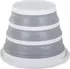 kbelík Verk 01546 skládací kbelík 10 l šedý/bílý