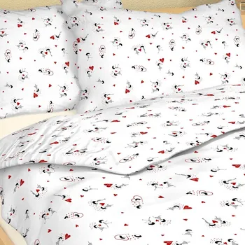 Povlečení Bavlněné povlečení VALENTÝN - 240x220 + 2x 70x90 cm