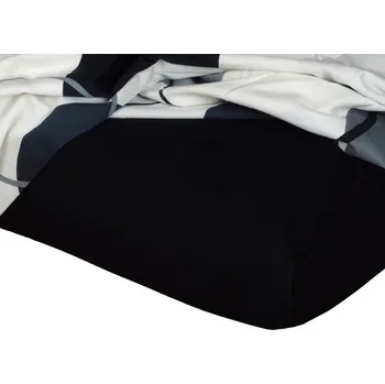 Prostěradlo Froté prostěradlo černá - 180x200/20 cm dvoulůžko