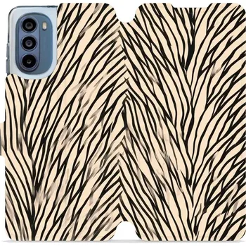 Pouzdro na mobilní telefon Flipové pouzdro Mobiwear - Motorola Moto G62 5G - VA52S V koruně stromu (Knížkové flip pouzdro, obal, kryt na mobil Motorola Moto G62 5G - VA52S V koruně stromu, materiál Umělá kůže + TPU - ochrana 360°, stojánek, silikonová vanička, magnetické zavírání)