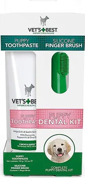 Péče o psí chrup Vet's Best Puppy Dental Kit 100 g