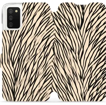 Pouzdro na mobilní telefon Flipové pouzdro Mobiwear - Samsung Galaxy A03S - VA52S V koruně stromu (Knížkové flip pouzdro, obal, kryt na mobil Samsung Galaxy A03S - VA52S V koruně stromu, materiál Umělá kůže + TPU - ochrana 360°, stojánek, silikonová vanička, magnetické zavírání)