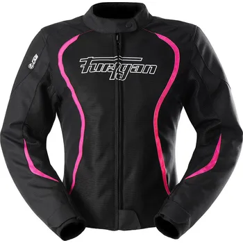 Moto bunda FURYGAN bunda ODESSA 3v1 Vented dámská black/white/pink - 3XL