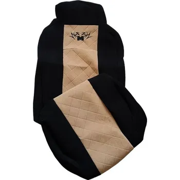 Potah sedadla Autopotahy manšestrové pro MAN TGX/S/M/L, černo-béžová barva (č. 147)