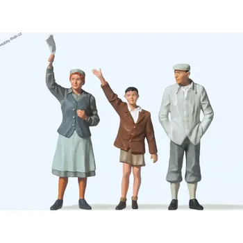 Modelová železnice Postavičky Loučení G - Preiser 45084 (Zahradní železnice)