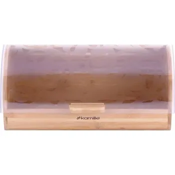 chlebník Kamille bambusový a ocelový chlebník (1115)