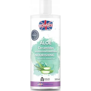 Vlasová regenerace Ronney Professional Conditioner Nourishing Aloe Ceramides - Kondicionér s Aloe a ceramidy 300 ml