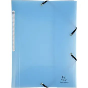 Archivační box Spisové desky s gumičkou Pastel, A4 maxi, modrá PP Exacompta