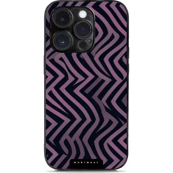 Pouzdro na mobilní telefon Lesklý kryt Mobiwear Glossy - Apple iPhone 14 Pro - GA55G Fialové klikyháky (Prémiové lesklé pouzdro, obal, kryt Mobiwear Glossy na mobil Apple iPhone 14 Pro - GA55G Fialové klikyháky, materiál Plast + TPU silikon - krytí po všech stranách, neošoupatelný)