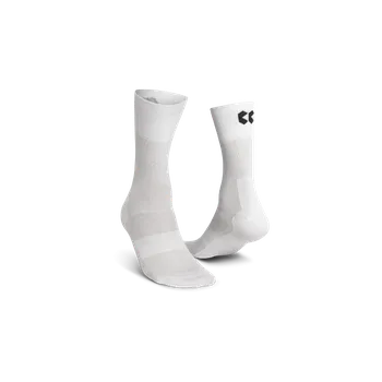 Pánské ponožky KALAS Z3 | Cyklo ponožky Vysoké | White | Velikost: 37-39