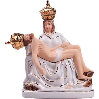 Náhrdelník Keramika Celina s.r.o. Panna Maria Sedmibolestná (Pieta) bílá