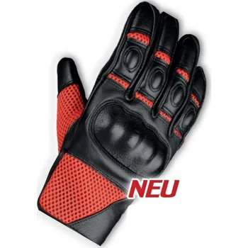 Moto rukavice NERVE Rukavice na motorku New Sporty Red - Velikost M