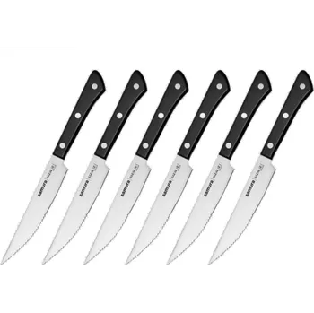 Kuchyňský nůž Samura HARAKIRI Sada 6 nožů na steaky (SHR-0260B)