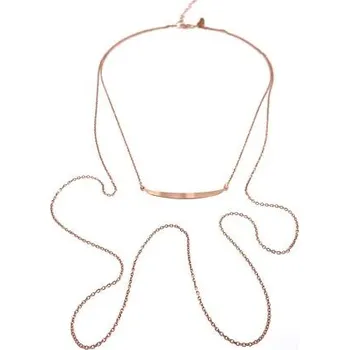 Náhrdelník Stříbrný pozlacený náhrdelník kaskáda délka náhrdelníku 80cm