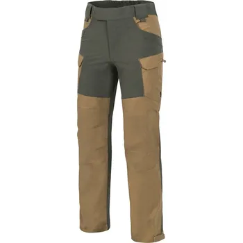 Pánské oblečení HELIKON HELIKON kalhoty HYBRID OUTBACK® DuraCanvas® - Coyote/Taiga Green - M-R