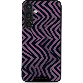 Pouzdro na mobilní telefon Lesklý kryt Mobiwear Glossy - Samsung Galaxy S24 Plus - GA55G Fialové klikyháky (Prémiové lesklé pouzdro, obal, kryt Mobiwear Glossy na mobil Samsung Galaxy S24 Plus - GA55G Fialové klikyháky, materiál Plast + TPU silikon - krytí po všech stranách,)