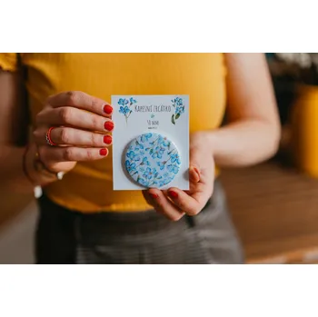 Kosmetické zrcátko ePiPí Kosmetické zrcátko - Pomněnky